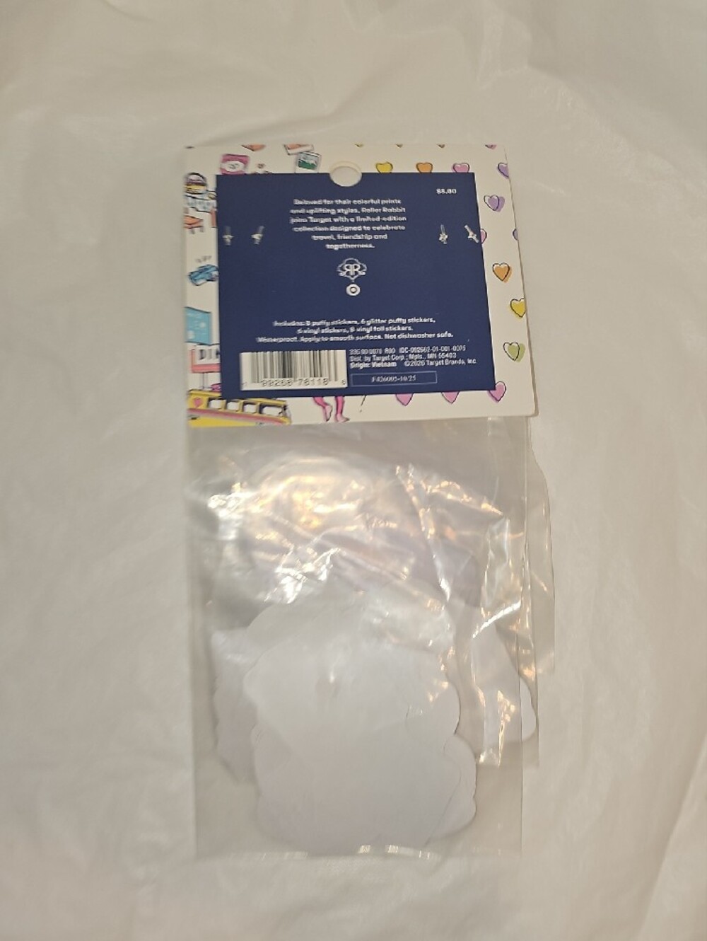 Roller Rabbit X Target Sticker Set 28ct New - Picture 2 of 12